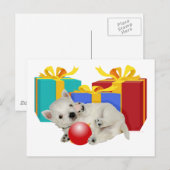Westie Puppy Kerstmis Feestdagenkaart (Voorkant / Achterkant)