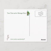 Westie Puppy Nummer twee Happy St Patricks Day Briefkaart (Achterkant)