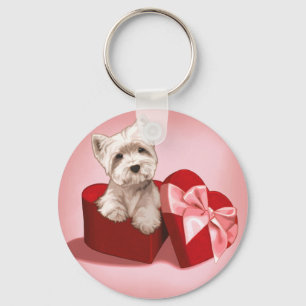 Westie Puppy Sleutelhanger