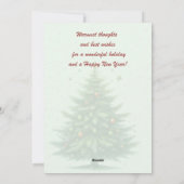 Westie Puppy Vrolijk Kerstfeest Kaart (Achterkant)