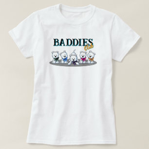 Westie Pups BADDIES 100% Katoenen T-Shirt