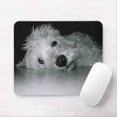 Westie Relaxing Muismat (Met muis)