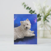 Westie Resting Briefkaart (Staand voorkant)