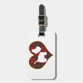 Westie right bagagelabel (Voorkant verticaal)