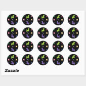 Westie Ronde Sticker (Vel)