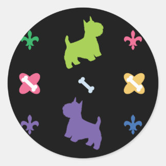 Westie Ronde Sticker