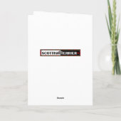 Westie Royal Crown Feestdagen Kaart (Achterkant)