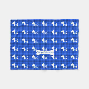 Westie Royal Crown Fleece Deken