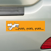 Westie Run Bumpersticker (Op auto)