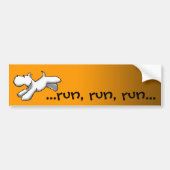 Westie Run Bumpersticker (Voorkant)