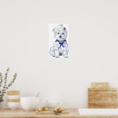 Westie Sailor Poster (Keuken)