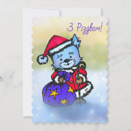 Westie Santa Claus - З і д в Р о. - Handtekening Feestdagenkaart