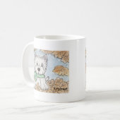 WESTIE SCARF KOFFIEMOK (Voorkant links)