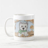 WESTIE SCARF KOFFIEMOK (Links)