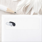 Westie & Scottie op hun gemak Etiket (Insitu)