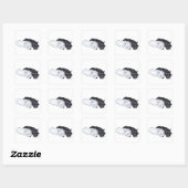 Westie & Scottie op hun gemak Vierkante Sticker (Vel)