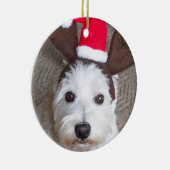 Westie-sierplant Keramisch Ornament (Rechts)