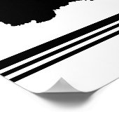 Westie Silhouet Poster (Hoek)