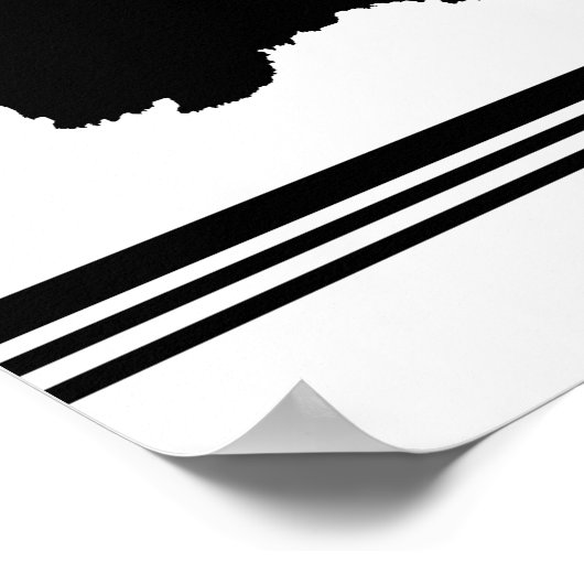 Westie Silhouette Poster (Hoek)