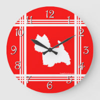 Westie Silhouette Red