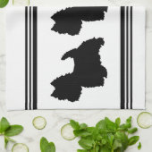 Westie Silhouette Theedoek (Gevouwen)