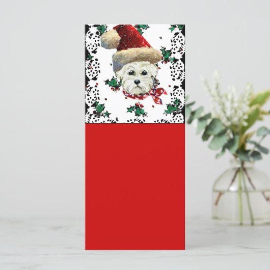 Westie Sinterklaas (Staand voorkant)