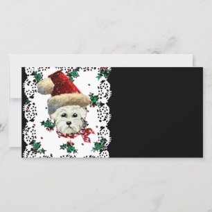 Westie Sinterklaas Feestdagenkaart