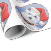 Westie Sinterklaas Helper Cadeaupapier (Rol Hoek)