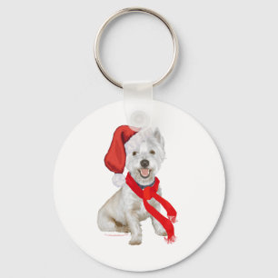 Westie Sinterklaas Helper Sleutelhanger