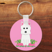 Westie Sleutelhanger (Voorkant)