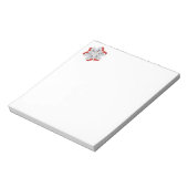 Westie Sneeuwvlokje Notitieblok (Linkerzijde)