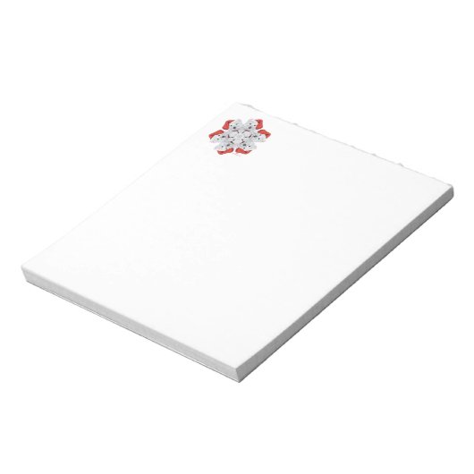 Westie Snowflake Notitieblok (Linkerzijde)