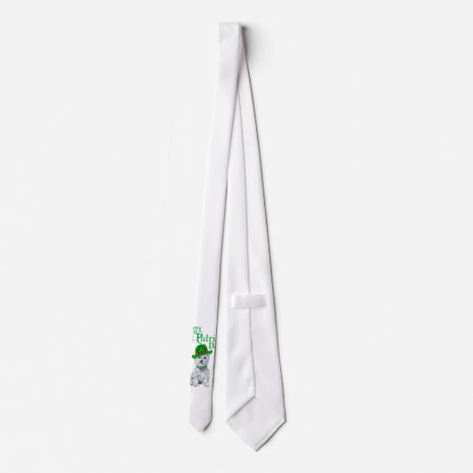 Westie St Patricks Day Stropdas (Achterkant)