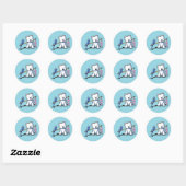 Westie Sticker met Hart Snoeren (Vel)