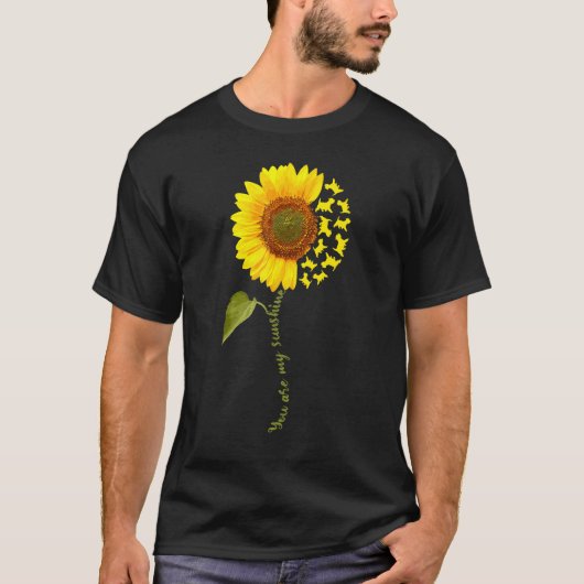 Westie Sunflower T-shirt (Voorkant)