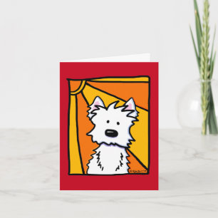Westie Sunshine Note Kaart