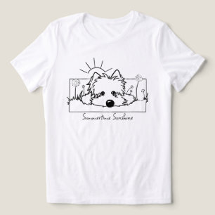 Westie Sunshine T-shirt Tri-Blend Shirt