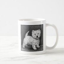 Westie Terrier Art van Glenda S. Harlan