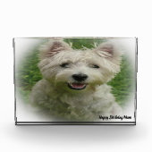 Westie Terrier Dog. Fotoblokken (Voorkant)