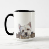 Westie Terrier Dog Mok (Links)