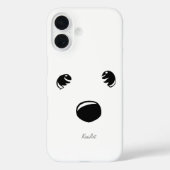 Westie Terrier Gezicht Case-Mate iPhone Case (Achterkant)