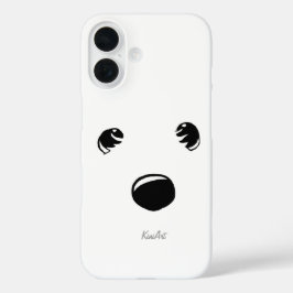 Westie Terrier Gezicht iPhone 16 Hoesje