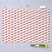 Westie Terrier Kersthond Silhouette Wit Tissuepapier (Craft)