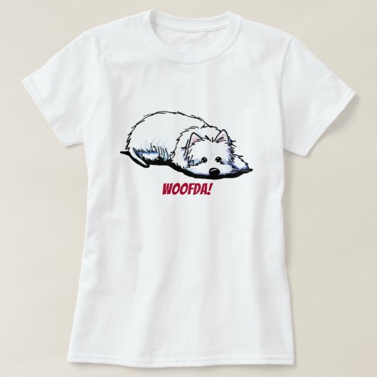 Westie Terrier Woofda Tri-Blend Shirt