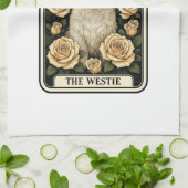 Westie Theedoek (Gevouwen)