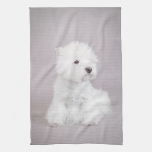 Westie Theedoek (Verticaal)