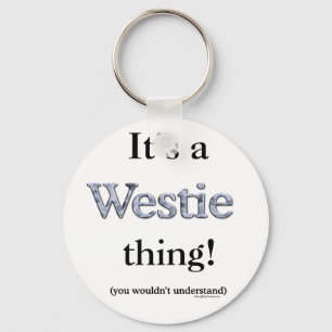 Westie Thing Sleutelhanger