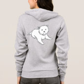 Westie Track Jacket Hoodie (Achterkant)