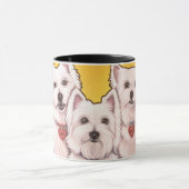 Westie-trio-mok Mok (Midden)