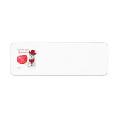 Westie Valentijn Return Address Label (Voorkant)